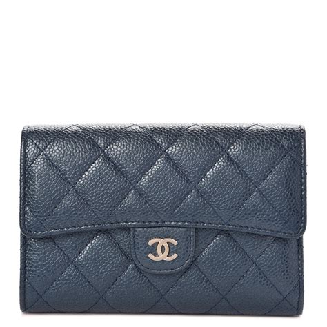 chanel wallet long flap blue|chanel wallet sarah medium.